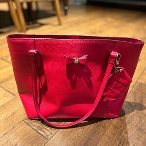 Anne Klein Vibrant Red Shoulder Bag